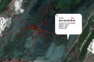 Leri migration data, 29/10/11. Dyfi Osprey Project.