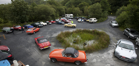 © MWT - Mid Wales Classic Car Rally visit DOP, 2012