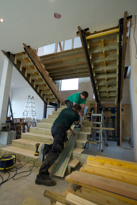 MWT Mary Evans staircase construction