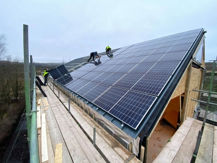 Dyfi Wildlife Centre PV solar installation
