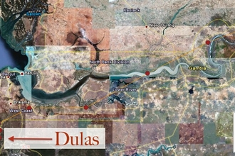 Dulas migration route, 15/11/11. Dyfi Osprey Project.