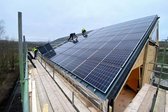 Dyfi Wildlife Centre PV solar installation