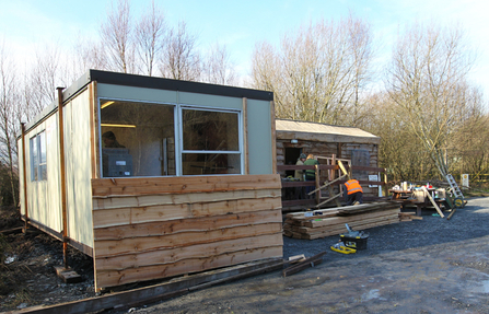 Dyfi Osprey Project portacabins