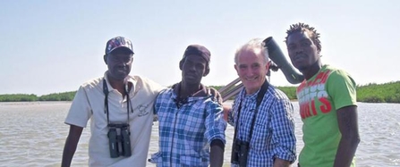 Roy Dennis and guides, BBC Autumnwatch, tracking Einion in Africa