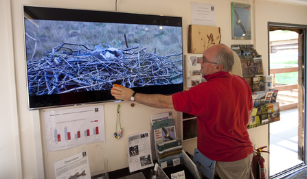 MWT - Alwyn in the Visitors Centre