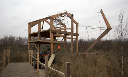 MWT - Observatory construction, Dyfi Osprey Project