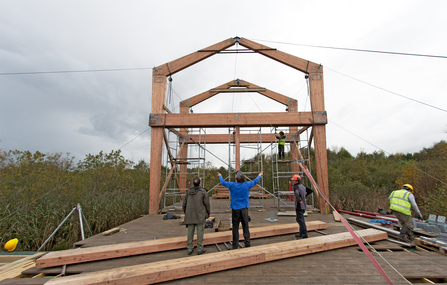 MWT - Observatory construction, arches