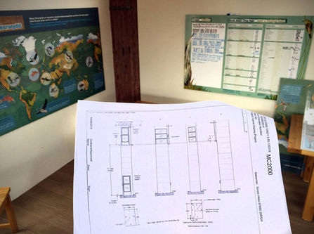 MWT - Observatory, plans for the wheelchair lift