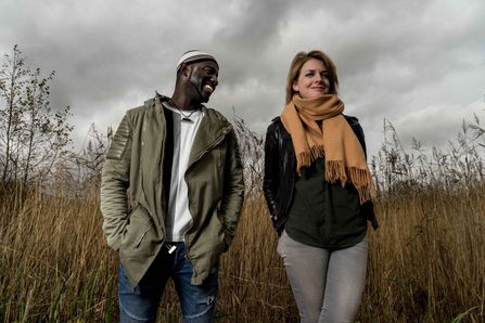 © Andy Morgan. Seckou Keita and Catrin Finch at Cors Dyfi