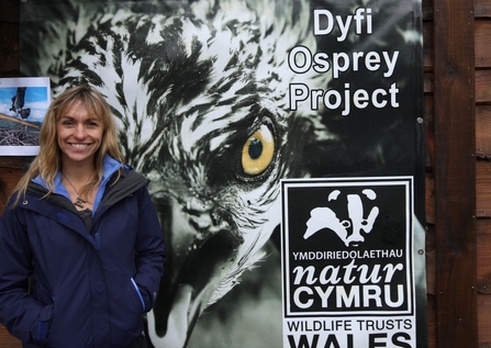 Michaela Strachan at Dyfi Osprey Project