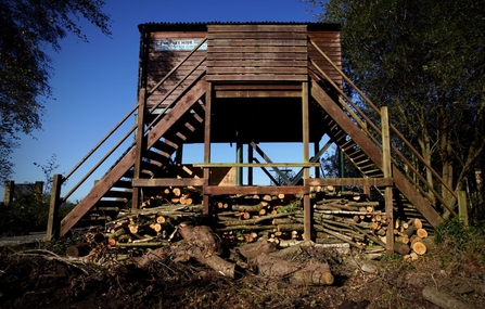 DWC construction, timber and birch drying for use