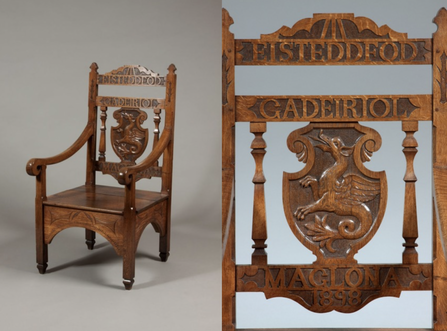 © Tim Bowen Antiques - 1898 Machynlleth Eisteddfod Chair