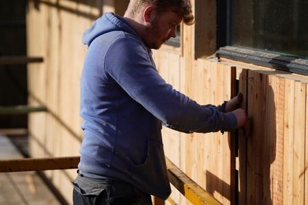 Dyfi Wildlife Centre construction