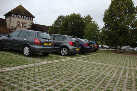 Grasscrete car park